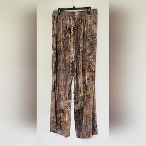 NWOT ZARA crushed velvet wide leg pants